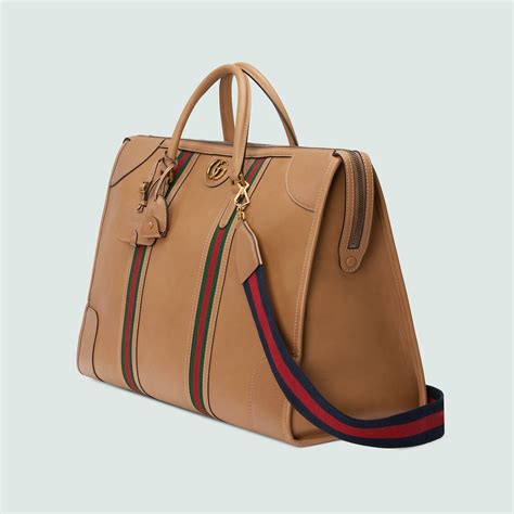 Gucci Bauletto Large Duffle Bag in Brown for Men 